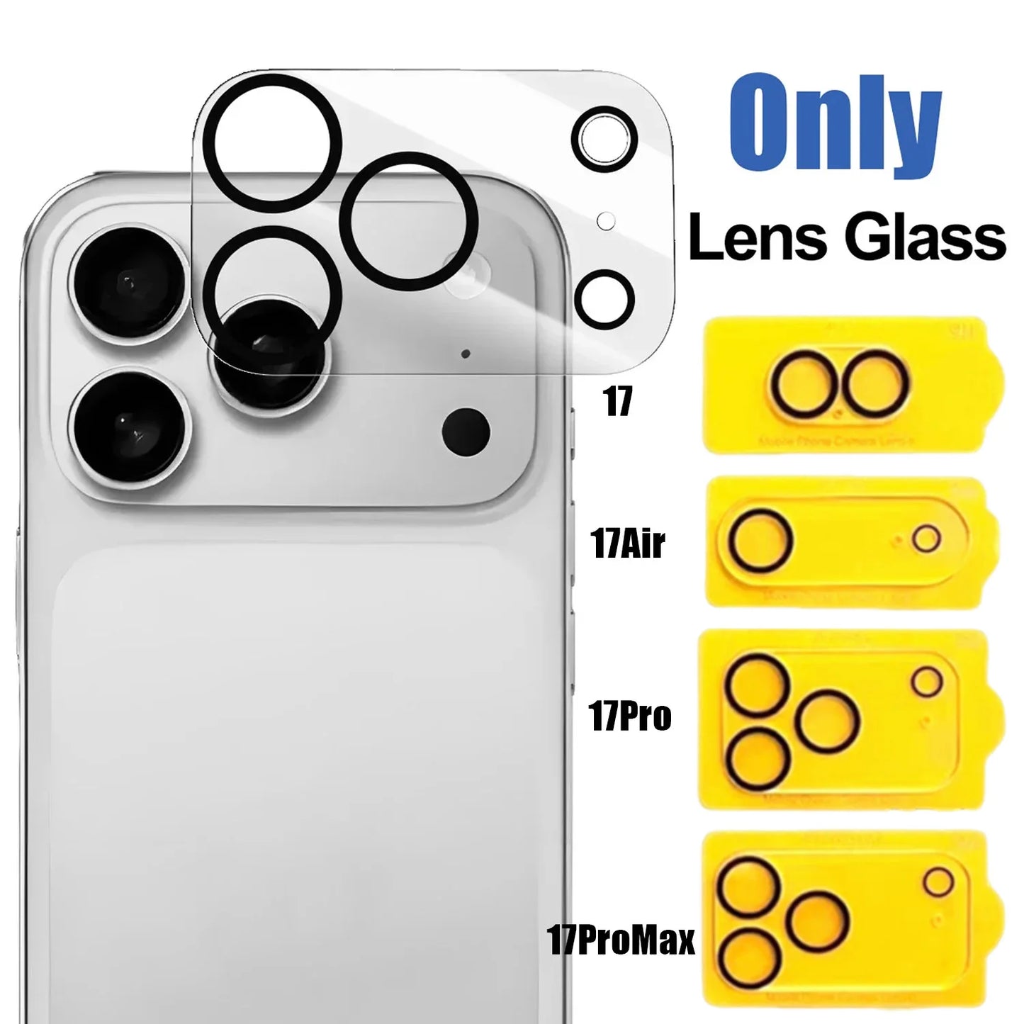 Protection d'écran + objectif caméra pour iPhone 17 Pro Max