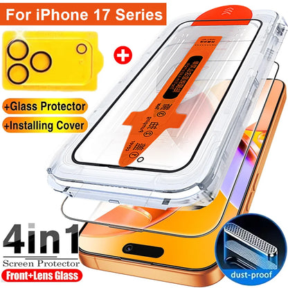 Protection d'écran + objectif caméra pour iPhone 17 Pro Max